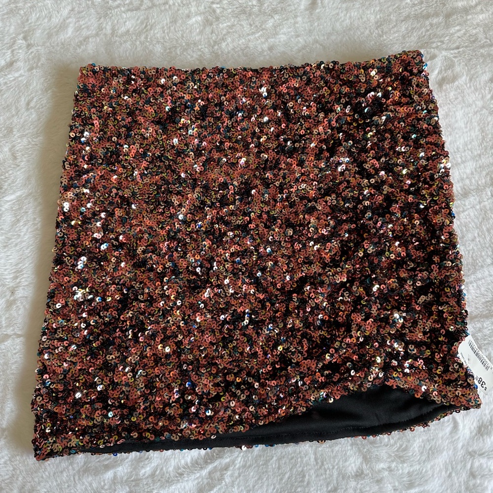 Emory Park Sequin Mini Skirt Size Large